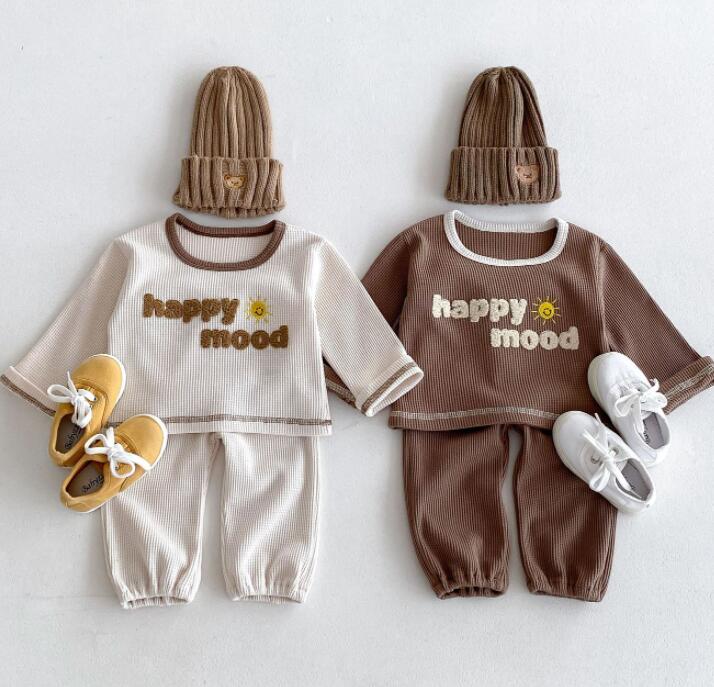 「2024」子供服★トップス+ズボン★セットアップ★韓国風子供服★2色73cm〜110cm