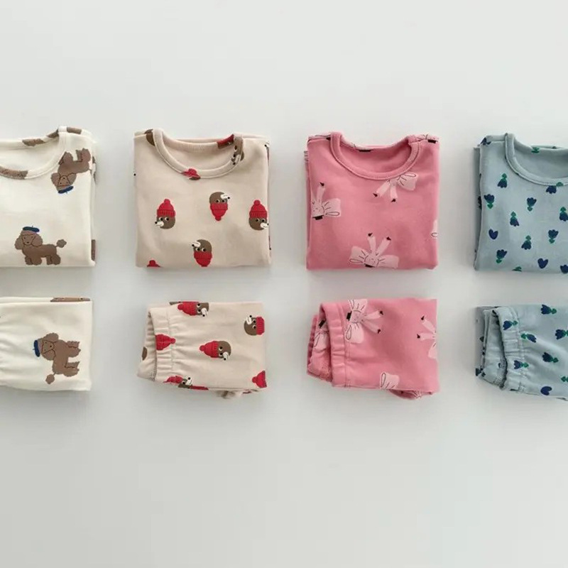 2024★春秋新作★韓国風ベビー服★トップス+ズボン★80cm〜130cm 4色