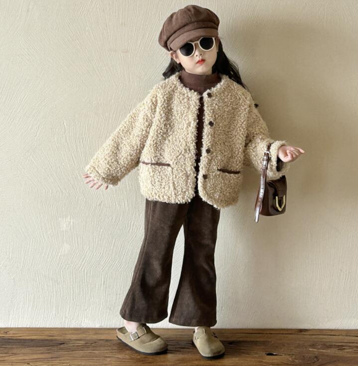 2024秋冬★子供服 　トップス&ズボン&ボアコート★90cm〜140cm