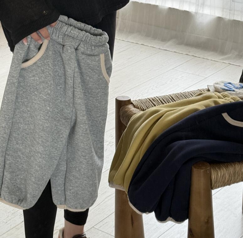 2024新入荷★子供服　ズボン 　裏起毛★80cm〜130cm 3色