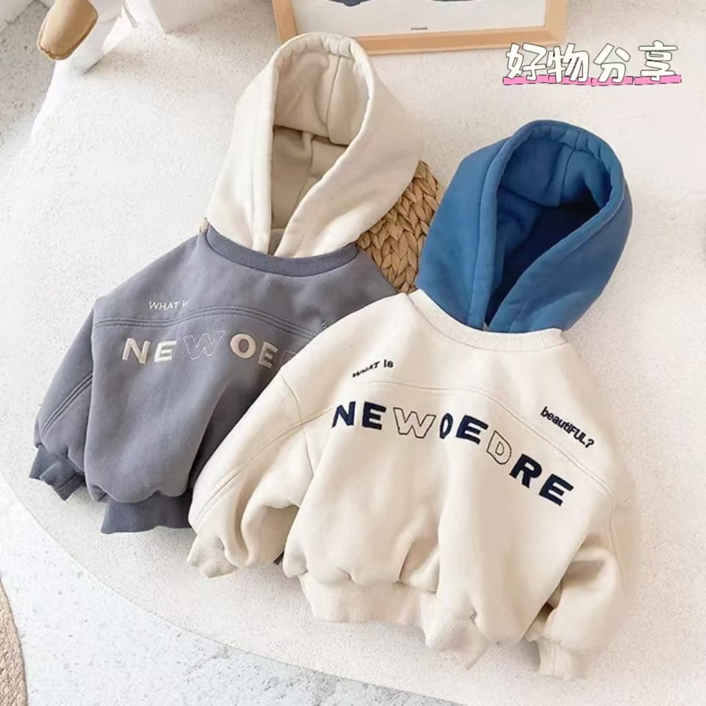 2024秋冬新作★子供服　トレーナー　裏起毛★90cm〜140cm 2色