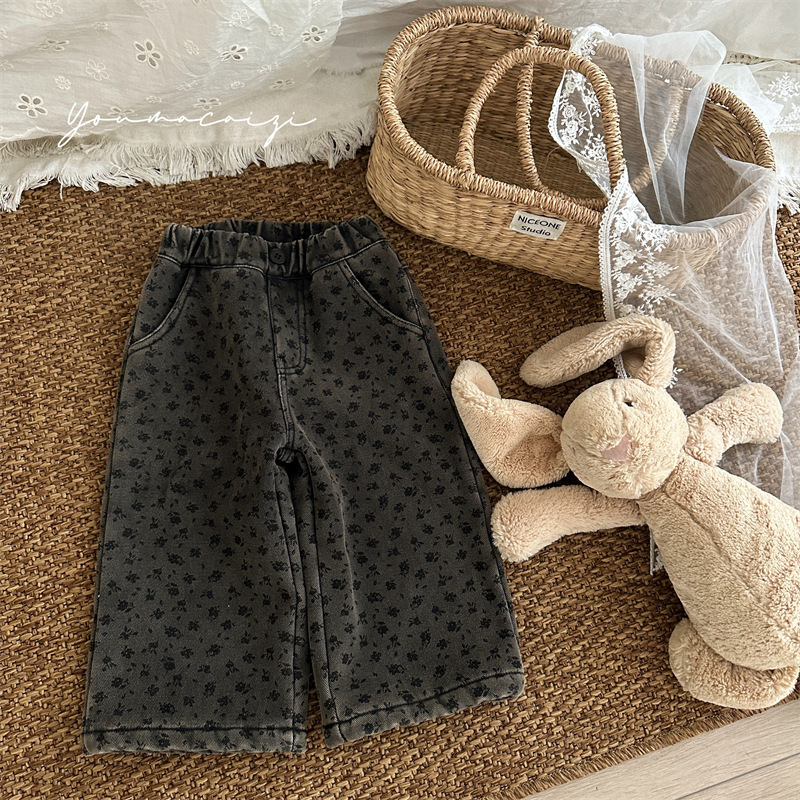 「2024」子供服★ズボン★ボトムス★裏起毛★韓国風子供服★80cm〜130cm