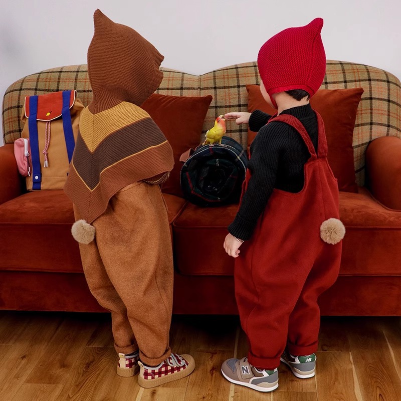 2024秋冬新品★子供服　サロペット★80cm〜120cm 2色