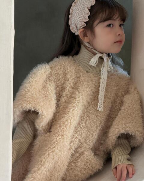 「2024」子供服★ワンピース★ふわふわ★韓国風子供服★90cm〜140cm