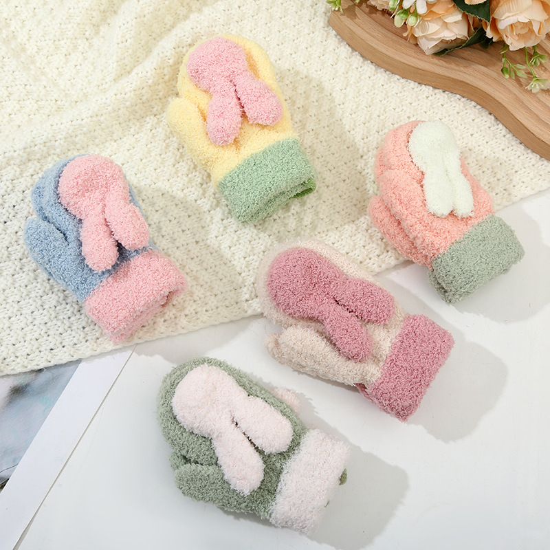 2024秋冬★手袋★子供用手袋★可愛い★防寒★キッズ★暖かい★5色