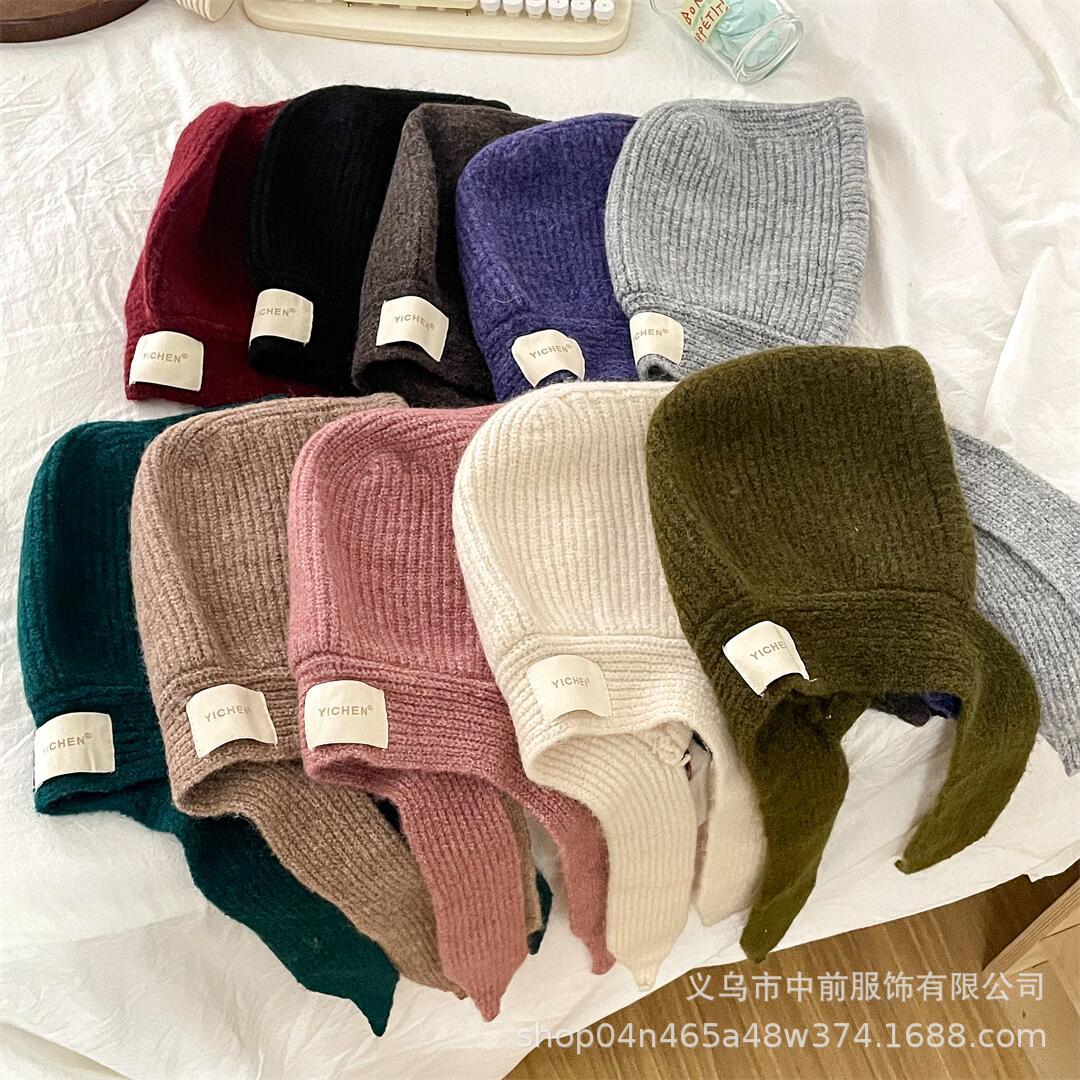 「2024」子供用★帽子★ニット帽子★耳カバー★キッズ★防寒★暖かい★10色