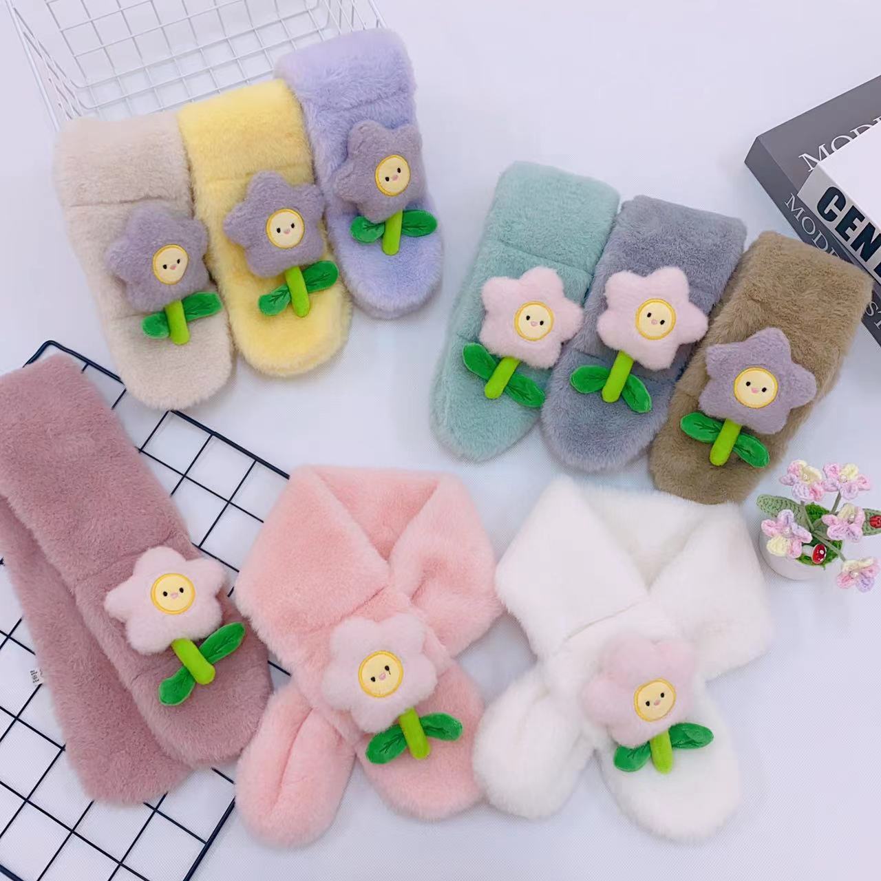 「2024」★子供用★マフラー★防寒★襟巻き★ネックウォーマー★キッズ★暖かい★9色