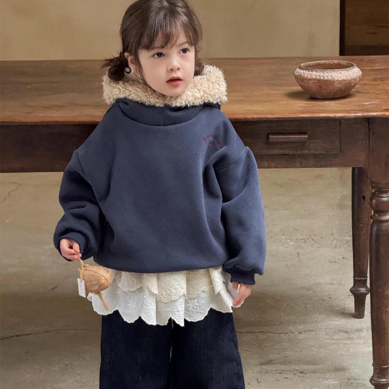 2024冬新品J★子供服　パーカー　トップス★90cm〜140cm 2色