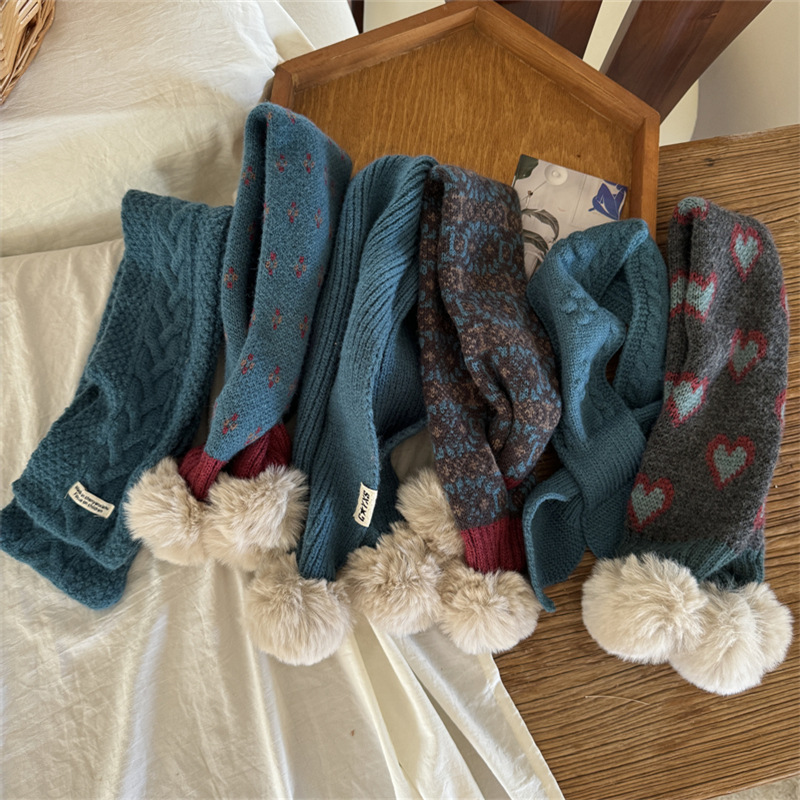 「2024」★子供用★マフラー★防寒★襟巻き★ネックウォーマー★キッズ★暖かい★6色