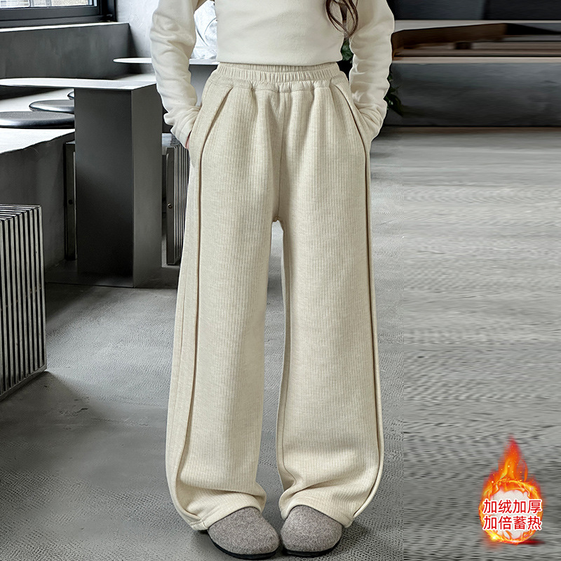 2024新入荷★子供服　ズボン  裏起毛★120cm〜170cm 3色