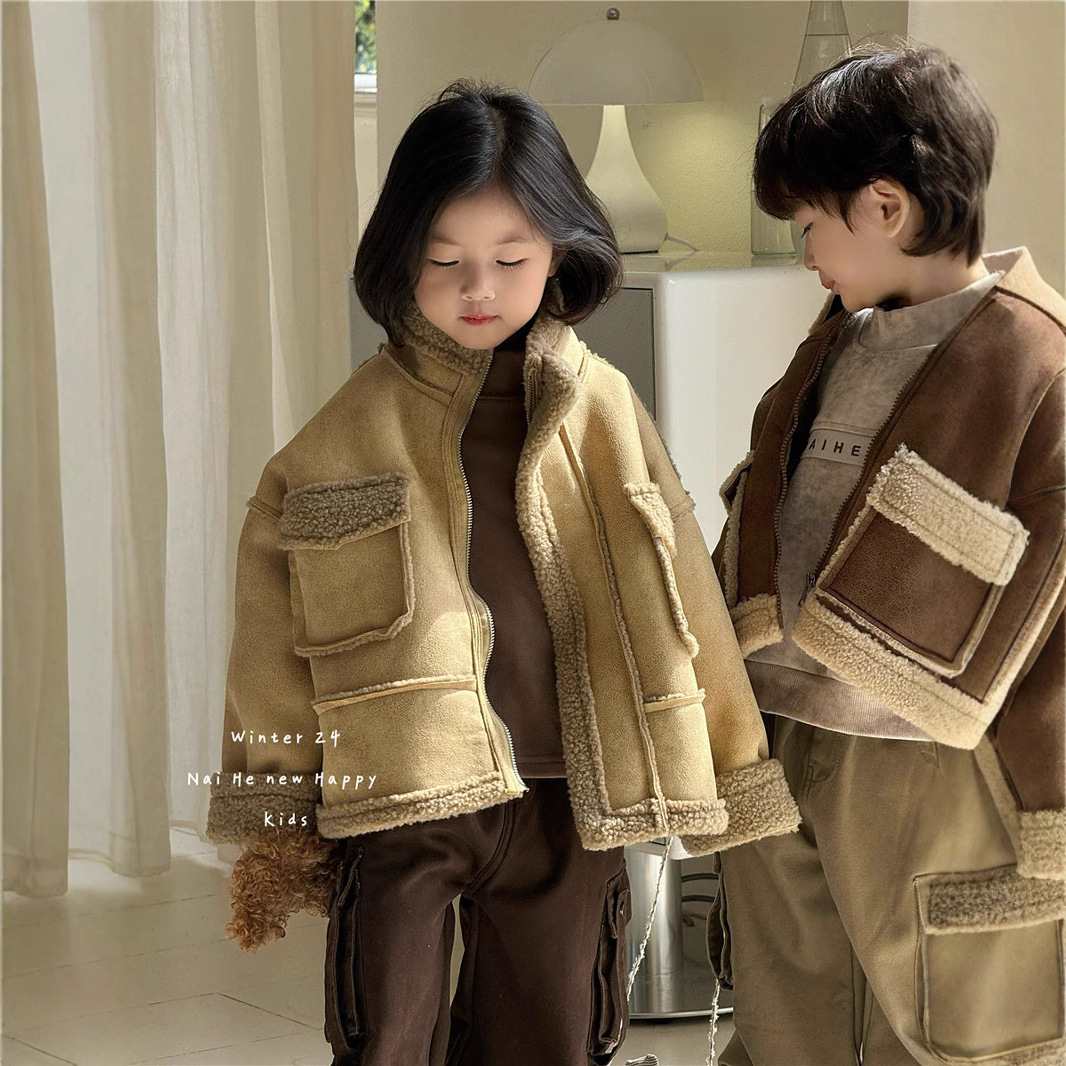 2024秋冬新品★子供服 　コート★80cm-120cm/各サイズ1枚ずつ 2色