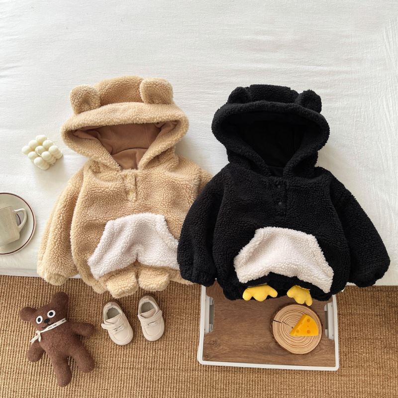 2024新品L★子供服　パーカー　トップス★73〜110 2色