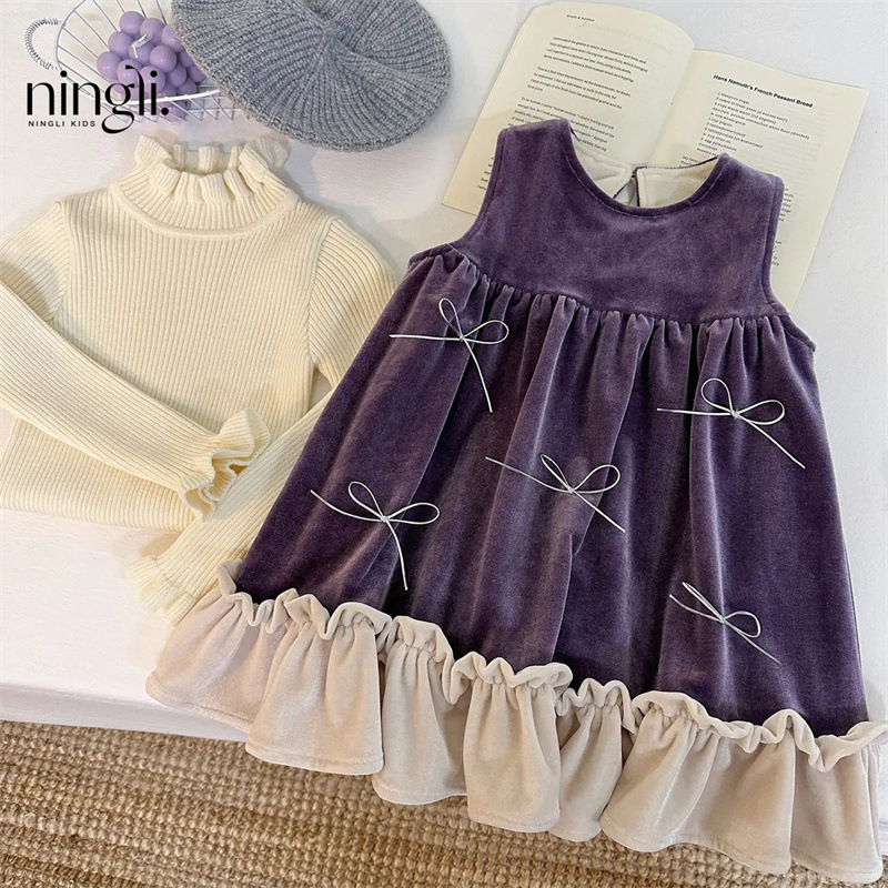 2024新品★子供服　セーター&ワンピース★90cm〜140cm