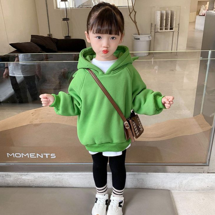 2024★秋冬新作★韓国風子供服★裏起毛★トレーナー★90cm〜130cm 2色