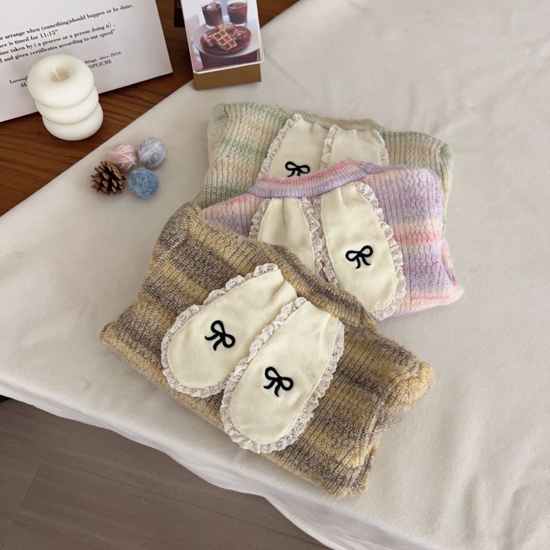 「2024」子供服★トップス★ニット★セーター★韓国風子供服★3色90cm〜130cm