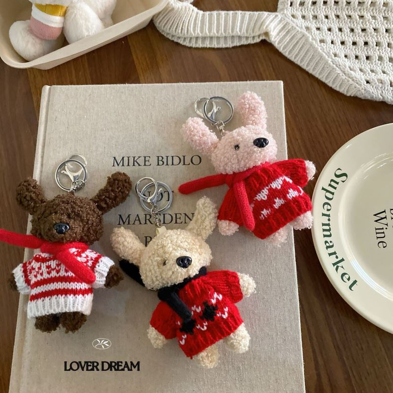 ★可愛いキーホルダー　装飾品★ぬいぐるみキーチェーン★3色