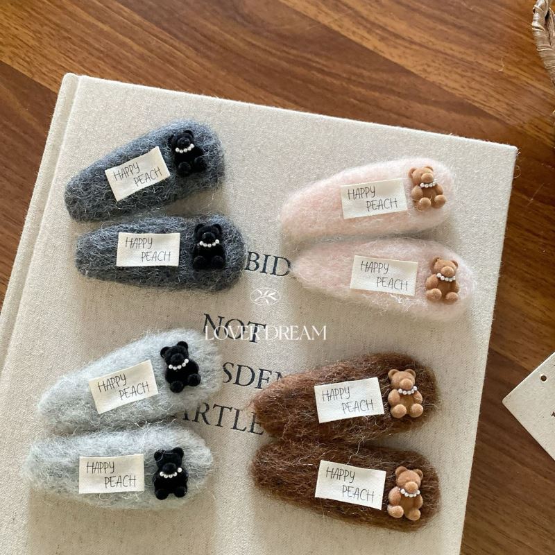 雑貨★子供用髪飾り　ヘアビン★アクセサリー★4色