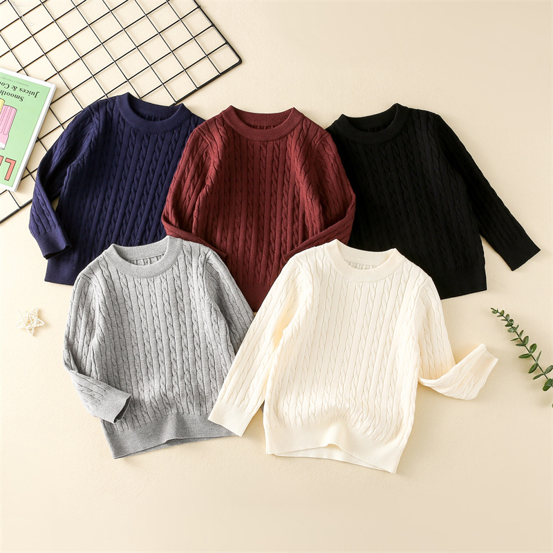 「2025」子供服★トップス★ニット★セーター★韓国風子供服★4色90cm〜140cm