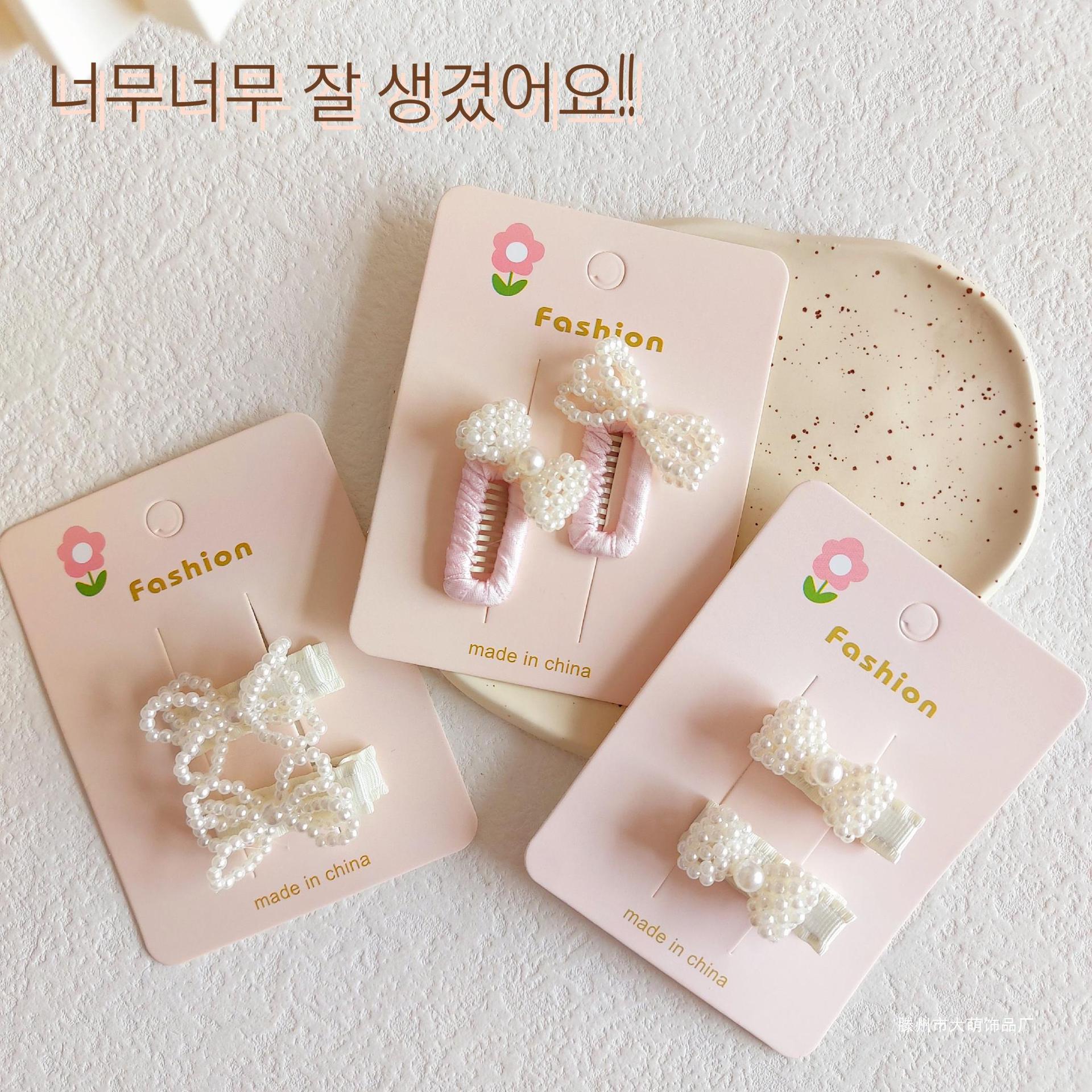 雑貨★子供用髪飾り　ヘアビン★アクセサリー★4色