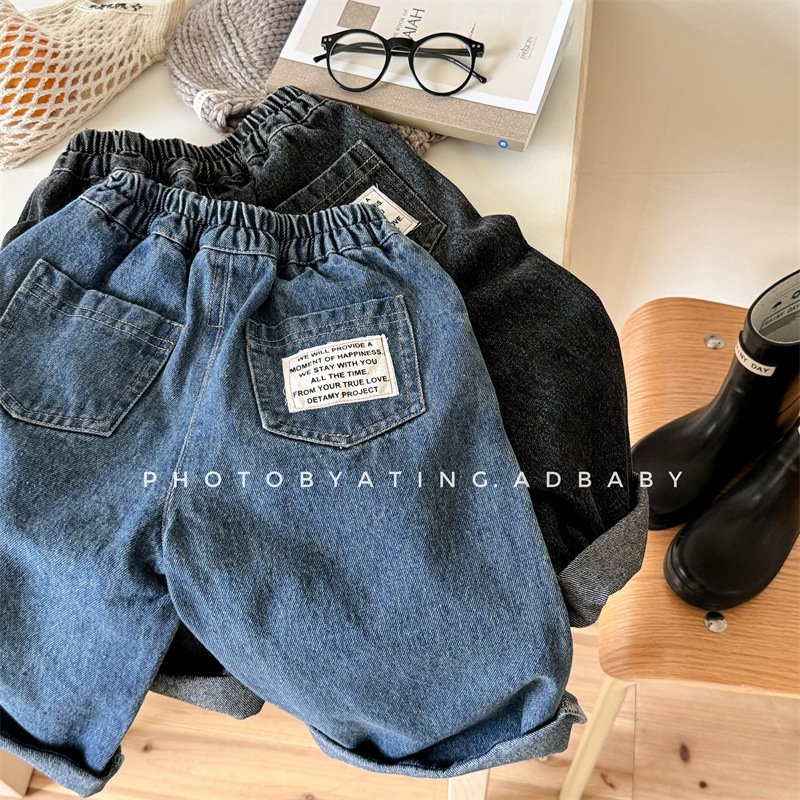 「2025」子供服★ズボン★ボトムス★ジーンズ★韓国風子供服★2色80cm〜130cm