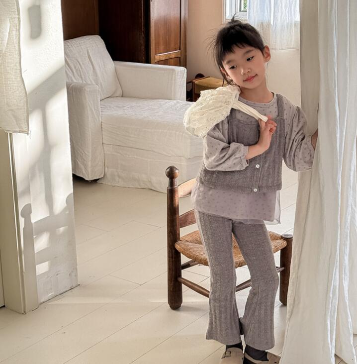 2025新品SJ★子供服　セットアップ★80cm〜130cm 2色