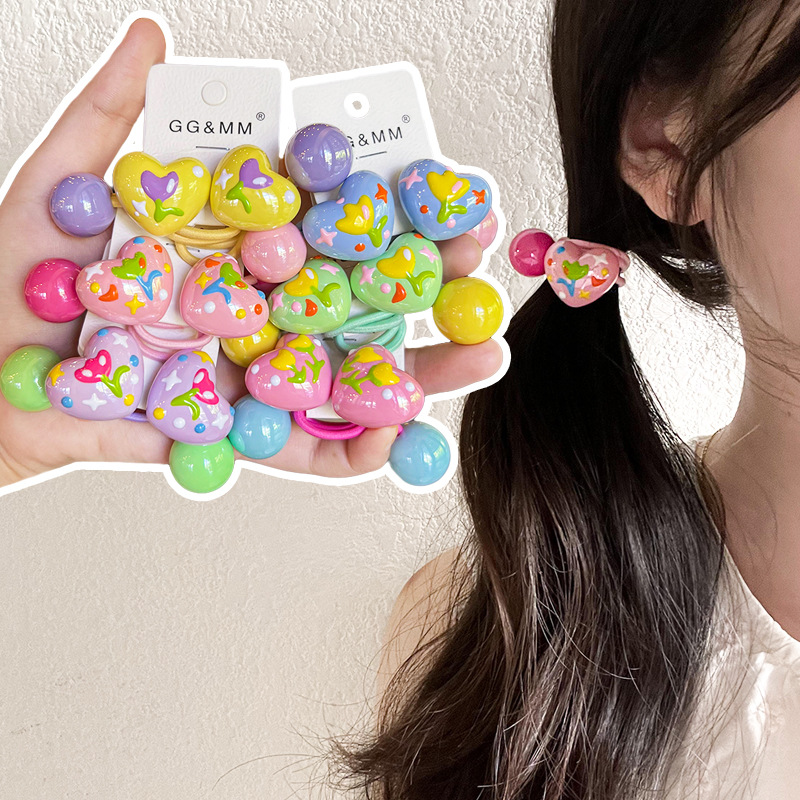 髪飾り★まとめ髪用★ヘアアクセサリー★子供用★ヘアゴム★可愛い