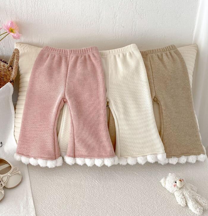 「2025」子供服★ズボン★ボトムス★裏起毛★韓国風子供服★3色66cm〜100cm