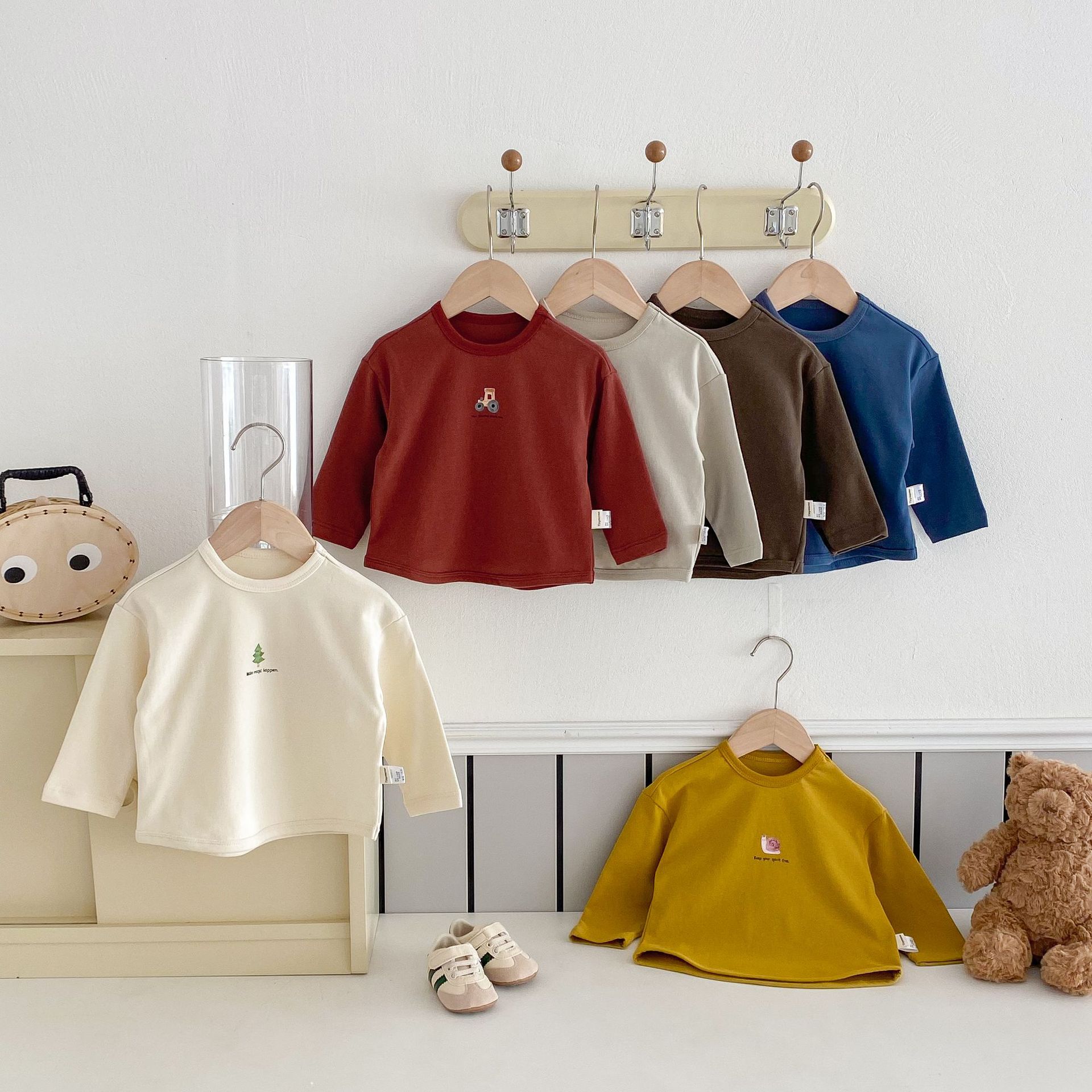 2025新作★子供服　トップス★80cm〜120cm 6色