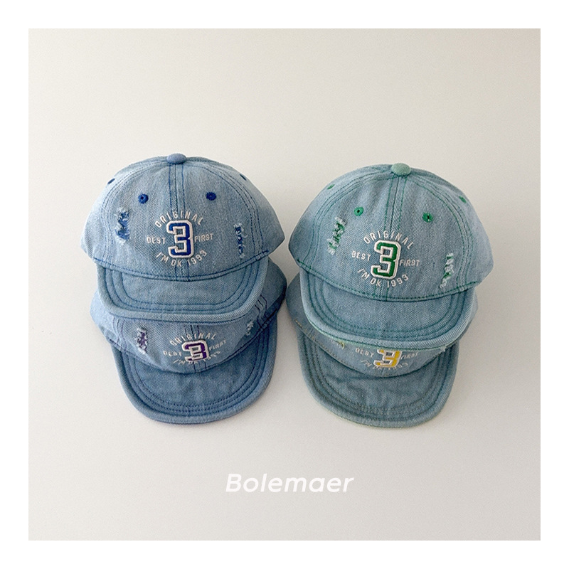 「2025」子供用★帽子★キャップ★キッズ★野球帽★キャスケット★デニム★6色