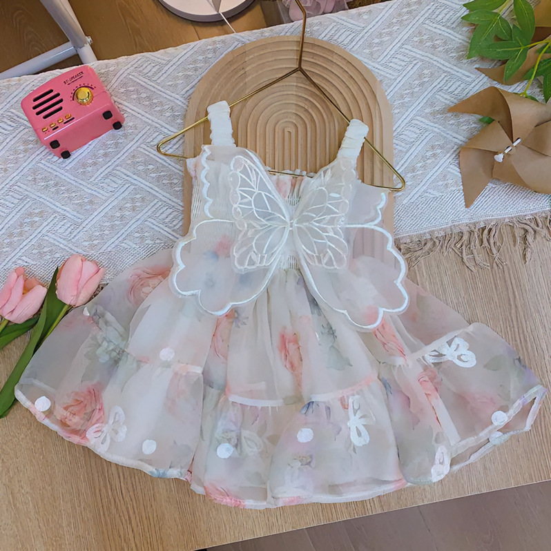 「2025」子供服★吊りワンピース★ドレス★韓国風子供服★80cm〜120cm