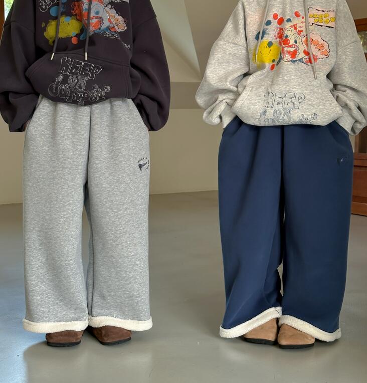 新入荷MXM★子供服　ズボン  裏起毛★90cm〜150cm 2色