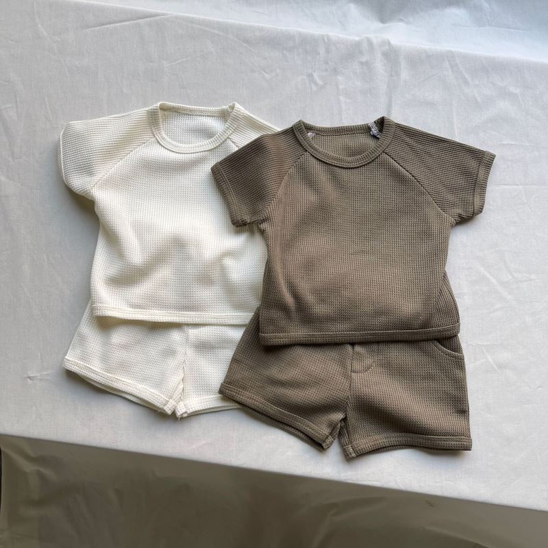 2025★夏新作★韓国風ベビー服★トップス+ズボン★73CM〜100cm 2色