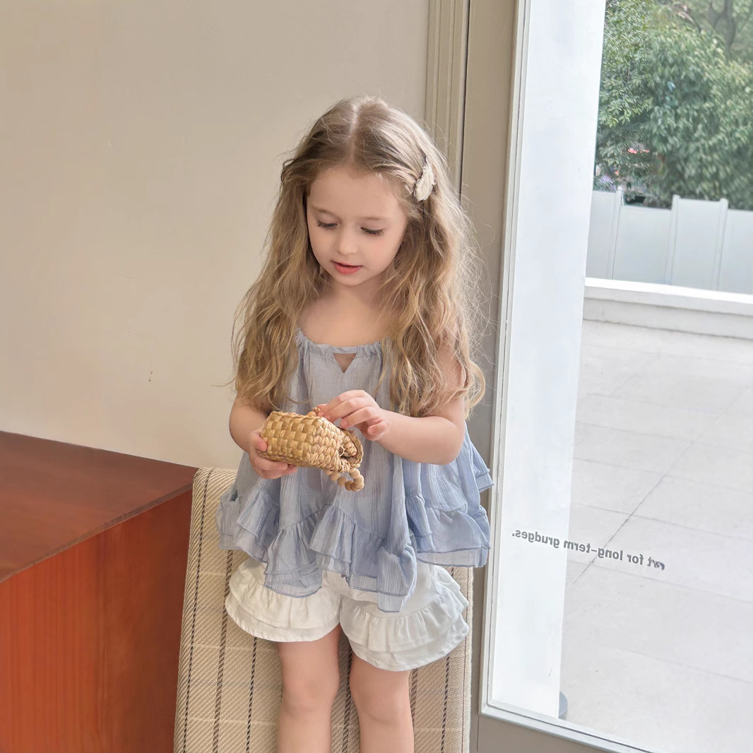 2025夏新品TT★子供服　トップス★90cm〜150cm 2色