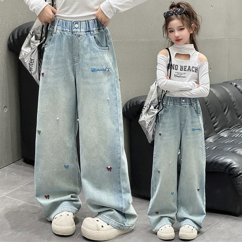 「2025」子供服★ズボン★ボトムス★ジーンズ★韓国風子供服★120cm〜170cm