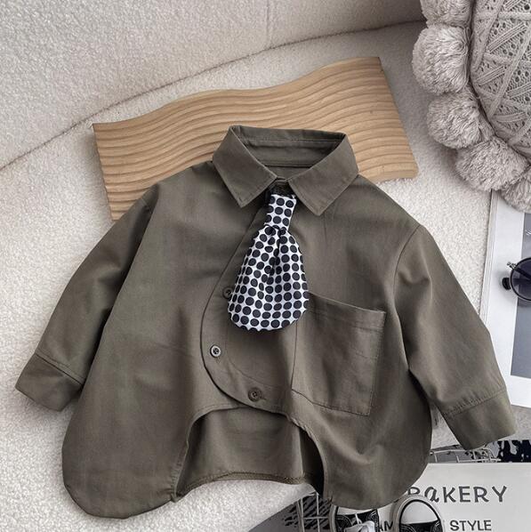 「2025」子供服★トップス★ワイシャツ★韓国風子供服★80cm〜120cm