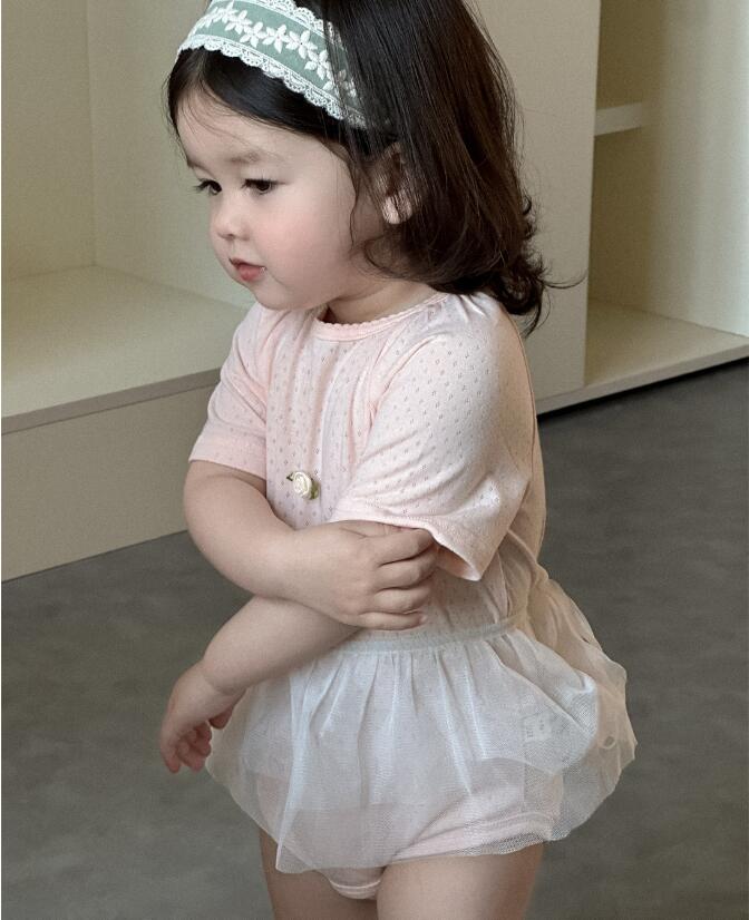 2025夏新入荷★ベビー服　ロンパース★66cm〜90cm 2色