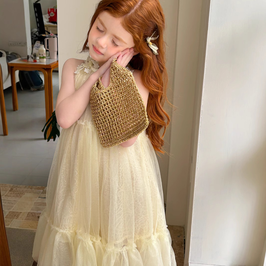 「2025」子供服★ワンピース★袖なし★ドレス★韓国風子供服★90cm〜150cm