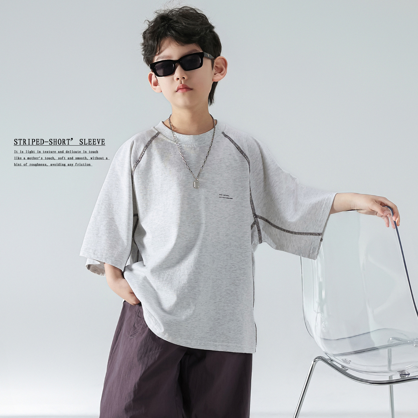 「2025」子供服★トップス★Tシャツ★ズボン★韓国風子供服★2色90cm〜150cm