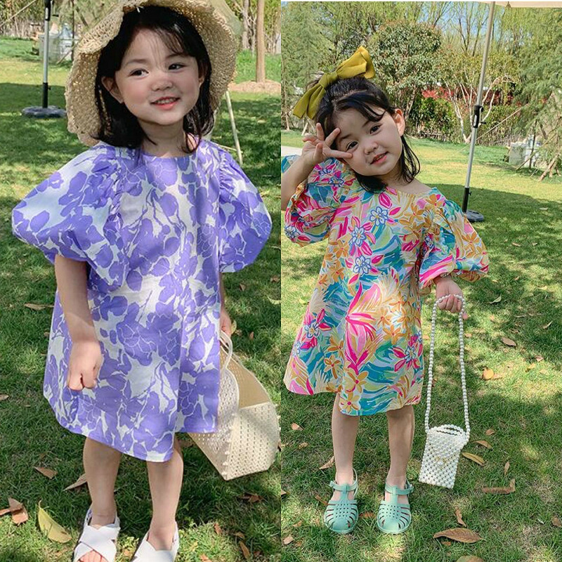 2025新品SC★子供服　ワンピース★7/95-100cm〜15/120-130cm 2色