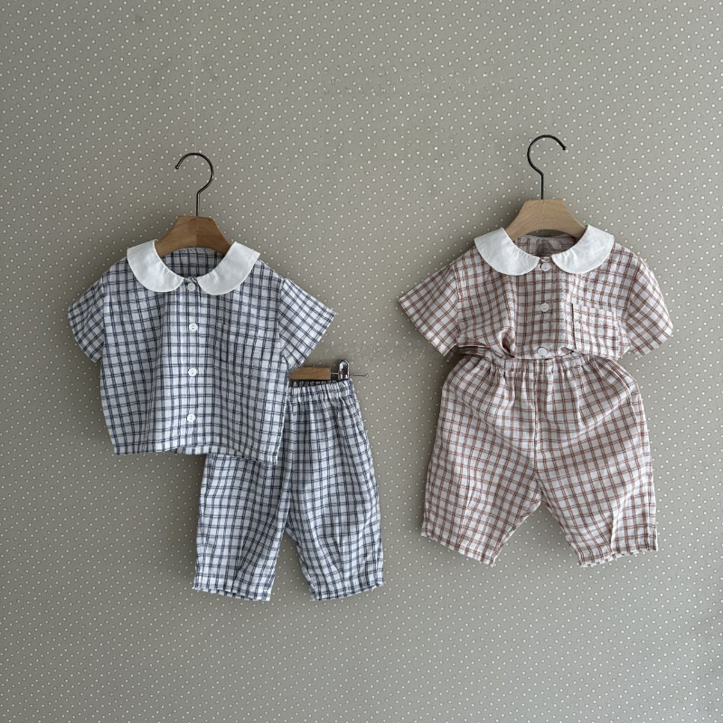 2025新品h★子供服　セットアップ★80cm〜130cm 2色