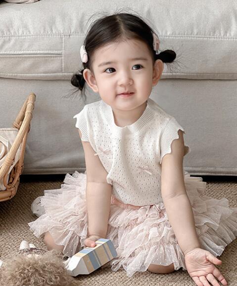 「2025」子供服★トップス★ベスト★スカート★韓国風子供服★2色73cm〜100cm