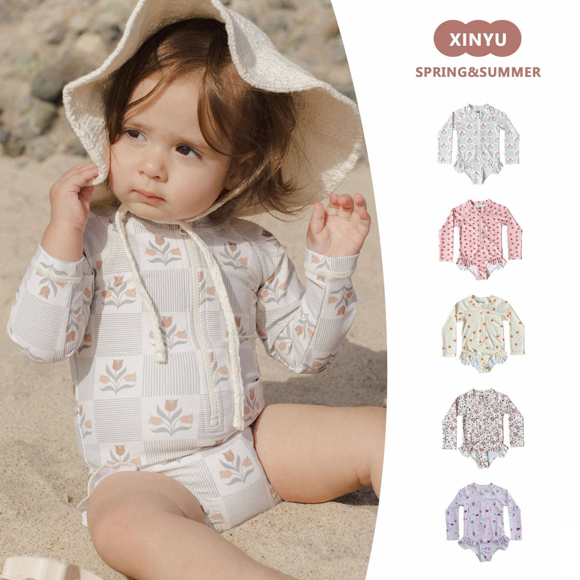 2025新品★子供服　水着★80〜130 5色