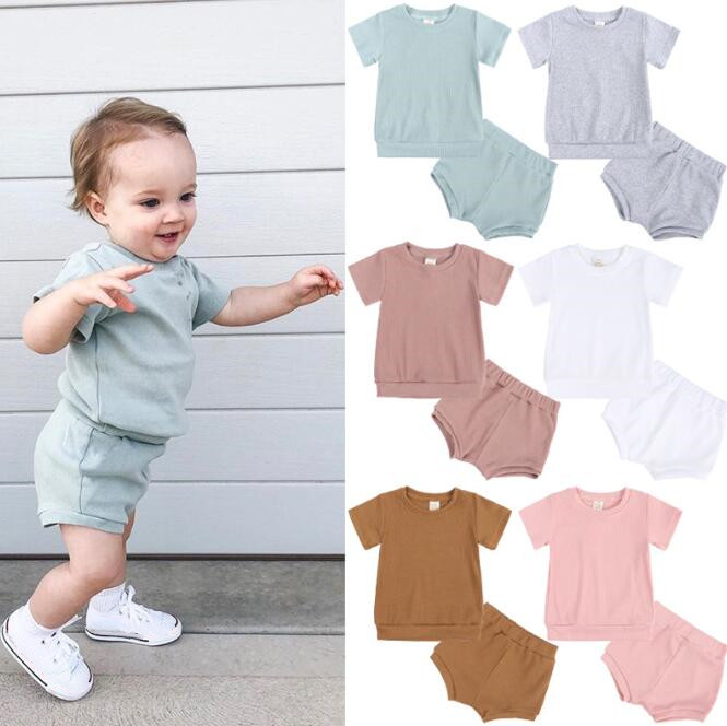 「2025」子供服★トップス+パンツ★セットアップ★無地★6色80cm〜120cm
