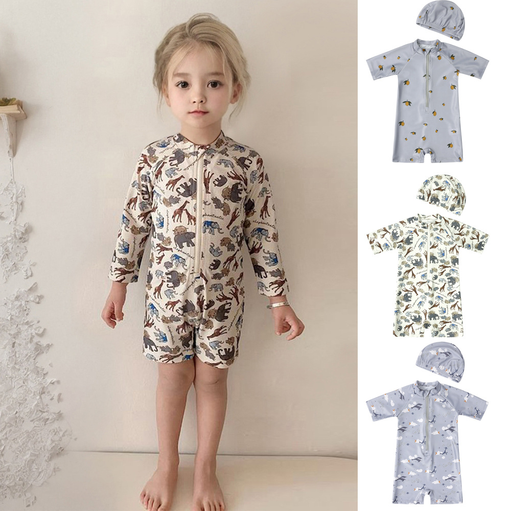 「2025」子供服★水着★連体服★速乾★韓国風子供服★3色80cm〜130cm