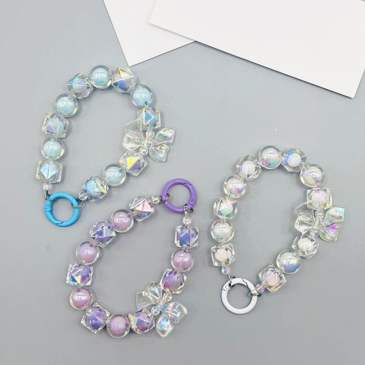 キーホルダー★キーリング★バッグチャーム★可愛い★ファション小物★雑貨★3色