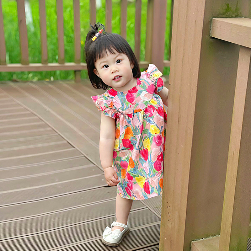2025★夏新作★韓国風子供服★ワンピース★73CM〜120cm
