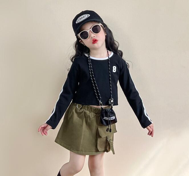 「2025」子供服★トップス★Tシャツ★スカート★韓国風子供服★2色90cm〜140cm