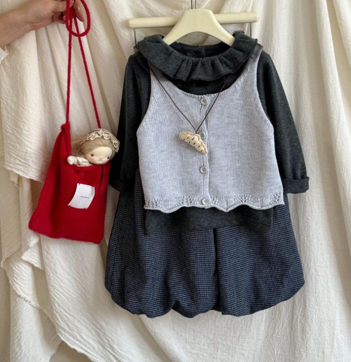 2025秋新品LB★子供服　トップス&ベスト&ズボン分けて★90cm〜140cm
