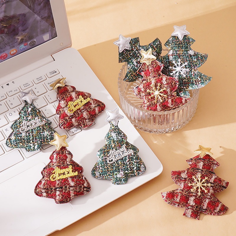 ★デコレーション雑貨★アクセサリー部品　クリスマス★飾りdiy&ブローチ★