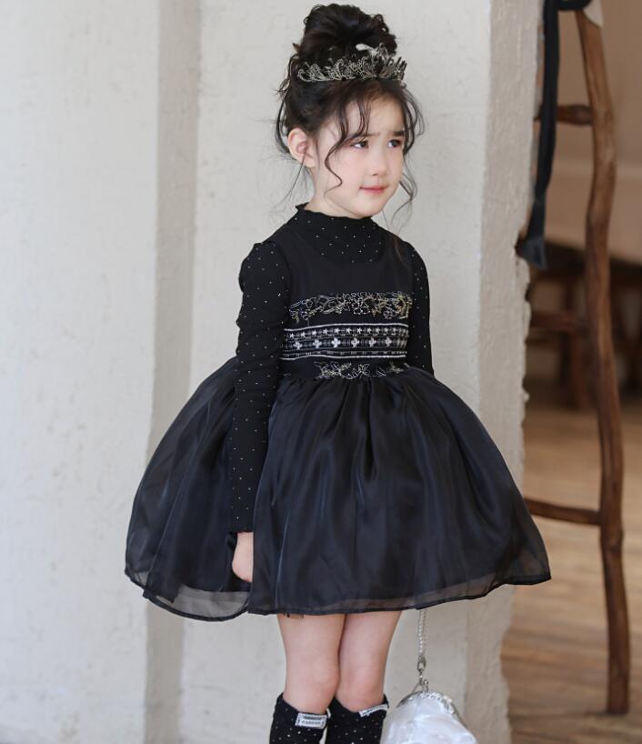 2025秋新品★子供服　ベストワンピース★90cm〜140cm